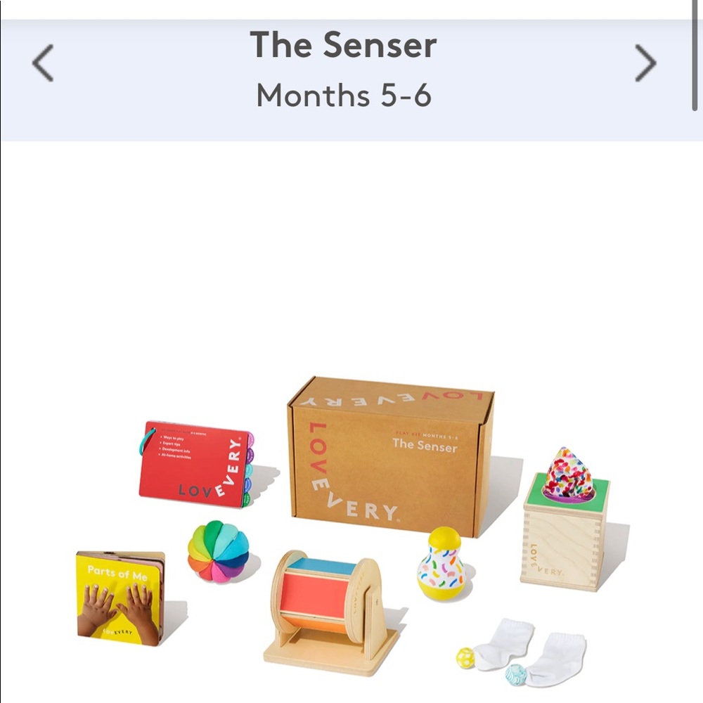 Lovevery Senser Kit Unopened